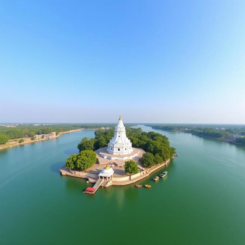 Omkareshwar Temple on Narmada River