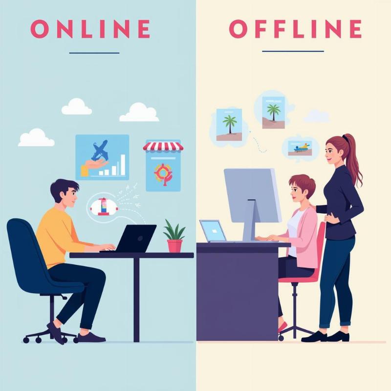 Online vs. Offline Travel Agencies