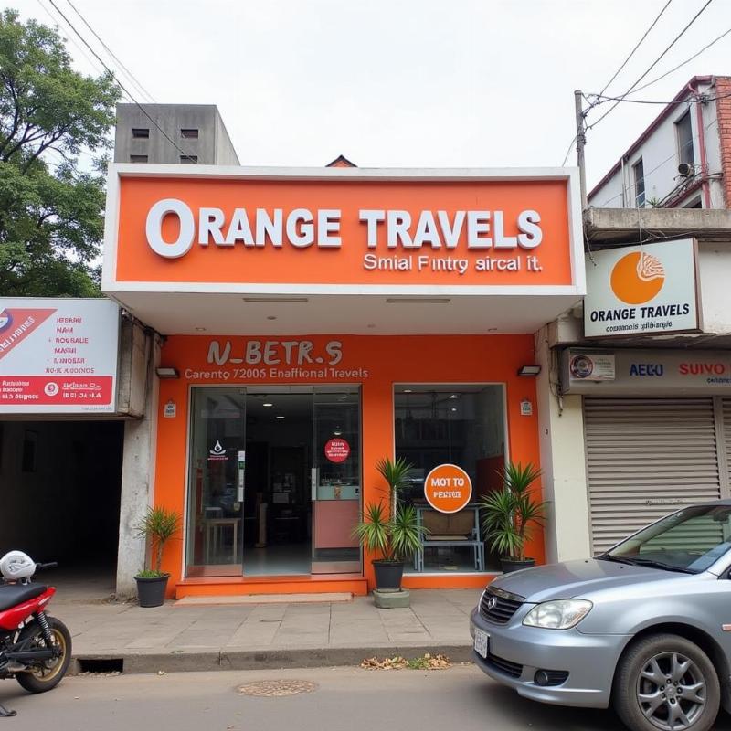 Orange Travels Office Exterior in LB Nagar