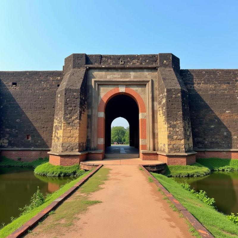 Palakkad Fort: A historical landmark in Palakkad, Kerala, India