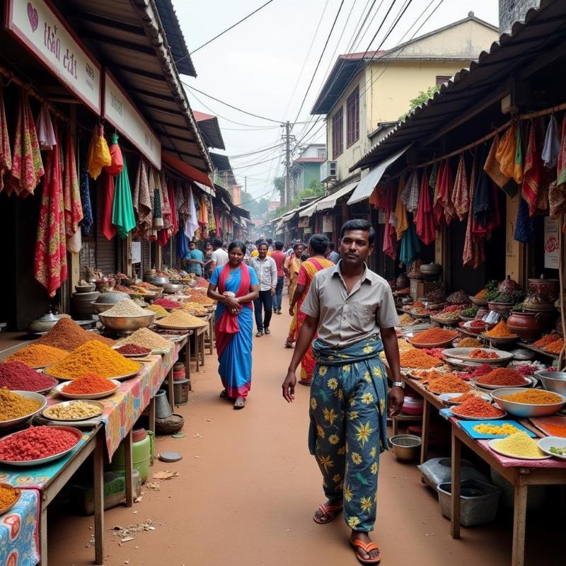 Palani Local Market Scene