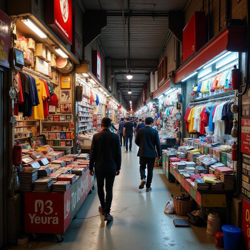 Shopping at Palika Bazaar near Rajiv Chowk