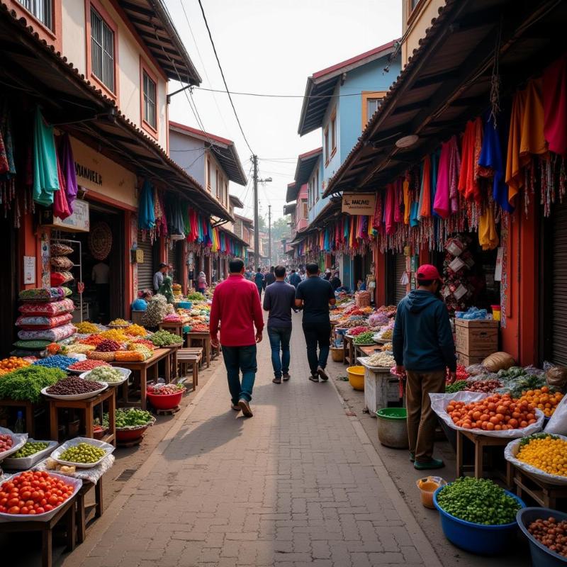 Vibrant Palladam Market Scene