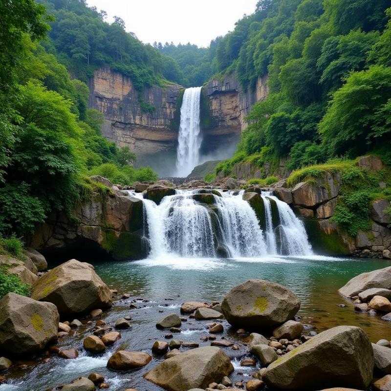 Pandavkada Falls in Kharghar