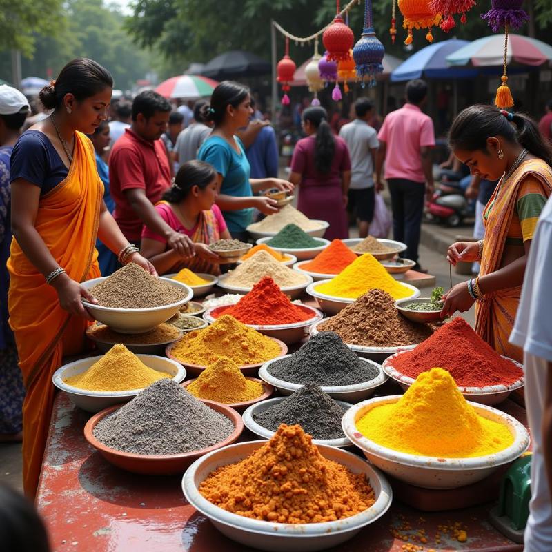 Panhala Local Market Vibrant Scene