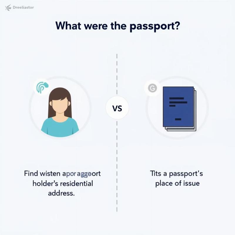 Difference Between Address and Place of Issue on Passport