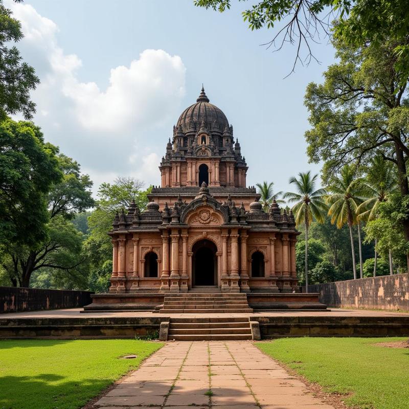 Pazhassi Raja Tomb in Mannar Place, Kerala, a historical monument dedicated to the brave warrior