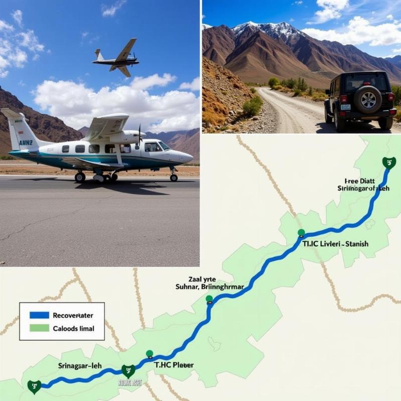 Transportation options to Ladakh