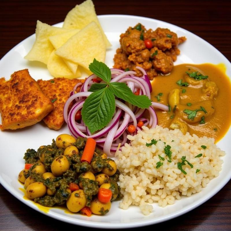 Pind Balluchi Nehru Place Vegetarian Platter