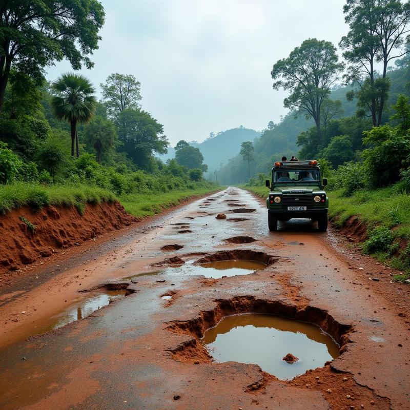 Poor Road Conditions Affecting Tourist Experience in Kerala Backwaters