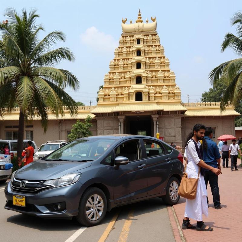 Private Car at Tirupati Temple