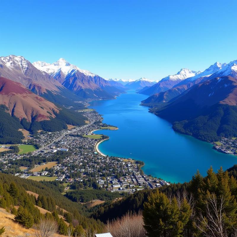 Queenstown New Zealand Landscape