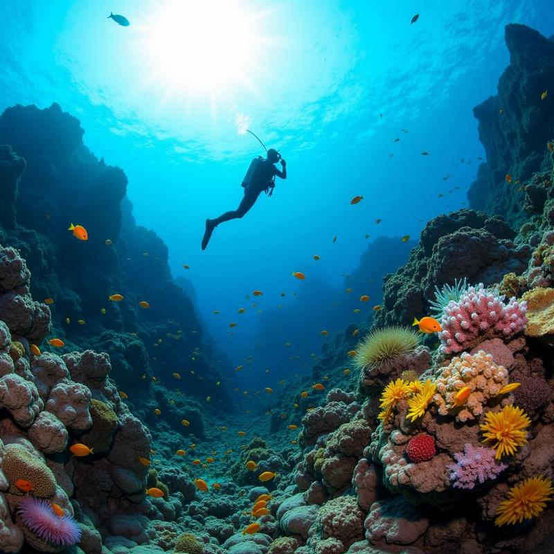 Vibrant Coral Reef in Raja Ampat