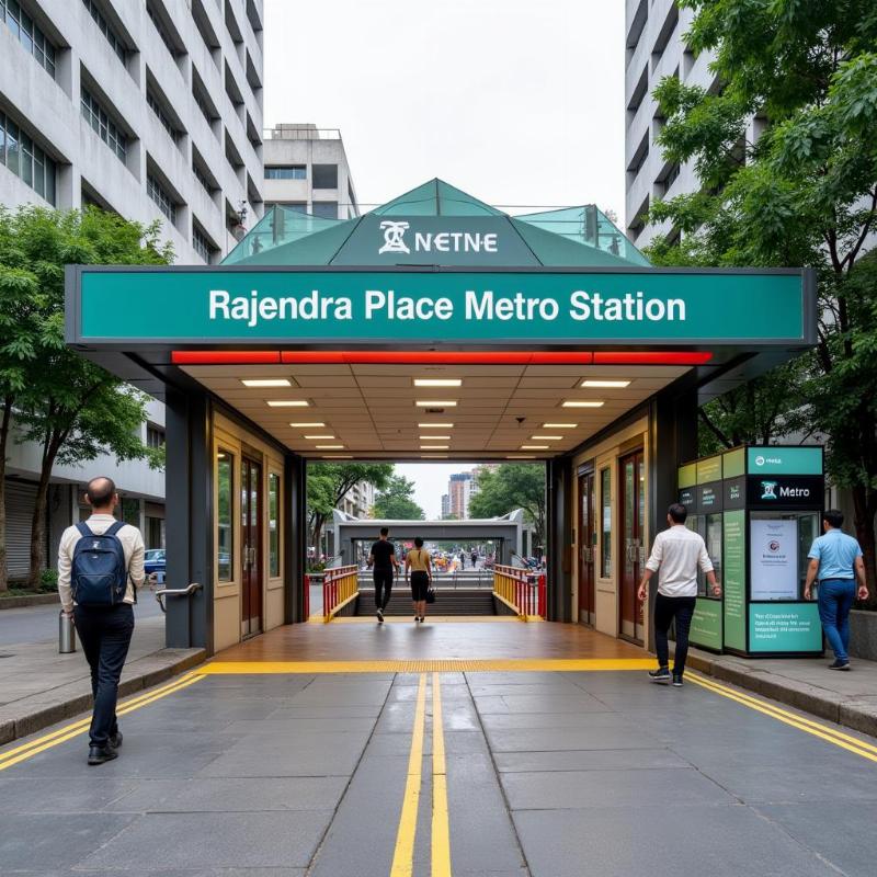 Rajendra Place Metro Station