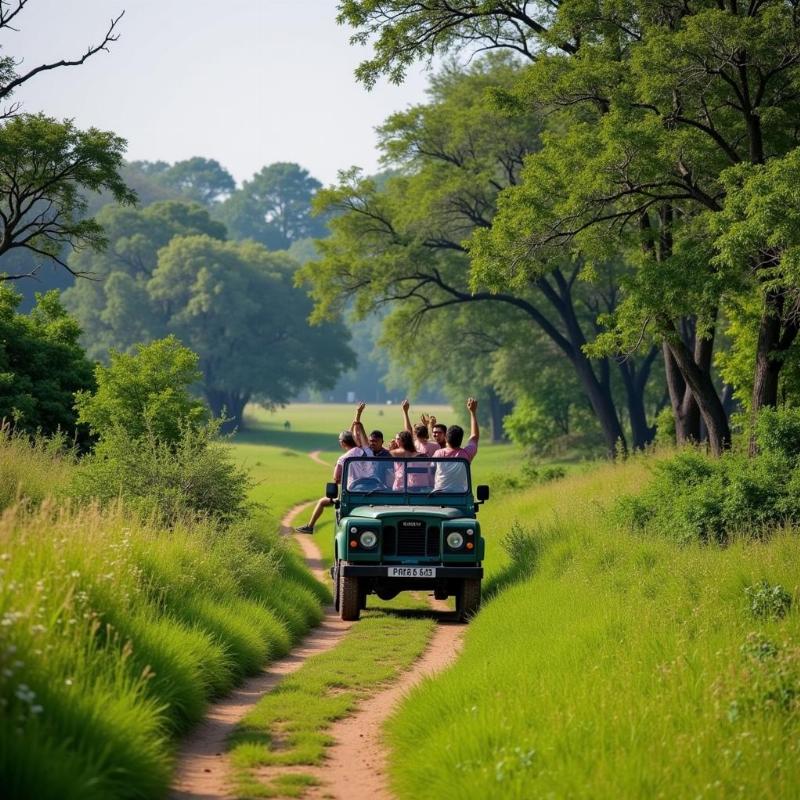 Ranthambore Safari Jeep in Zone 3