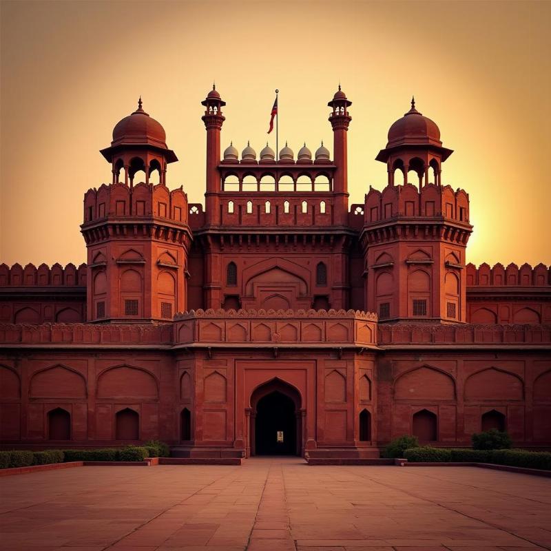 Red Fort near Chandni Chowk