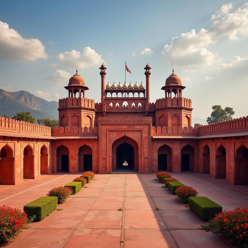 Red Fort near Kashmiri Gate