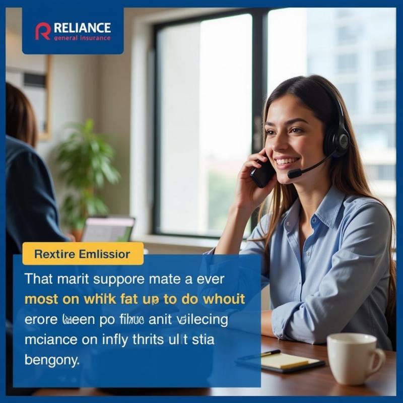 Reliance Travel Insurance Customer Support Representative