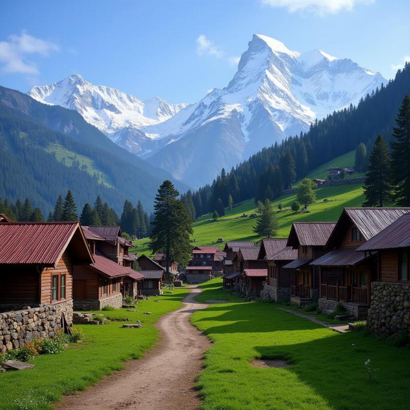 Rishyap, a quaint Himalayan village with Kanchenjunga view