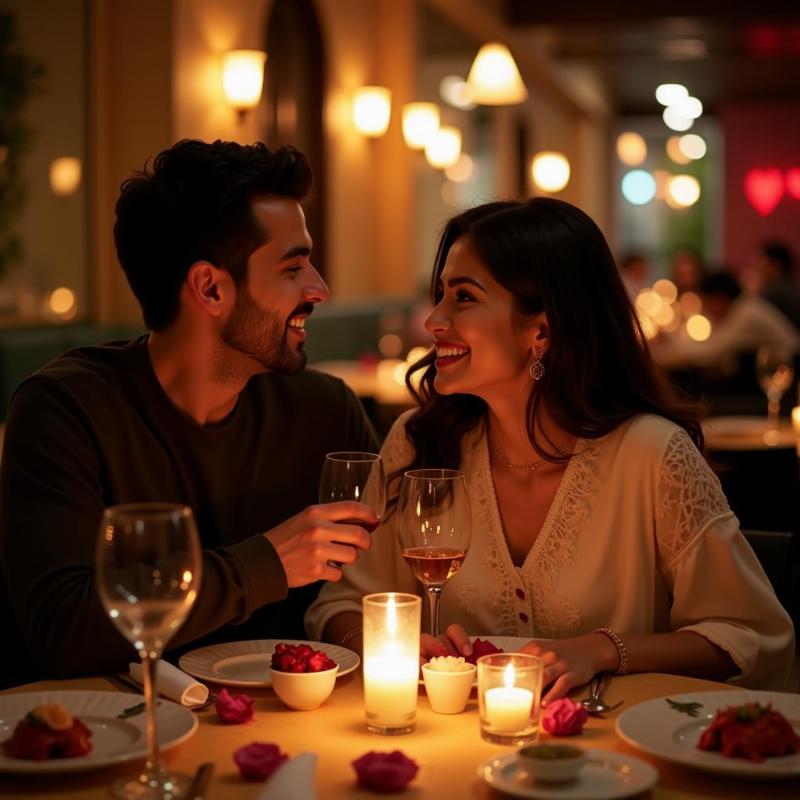 Romantic Dinner at an Ahmedabad Restaurant