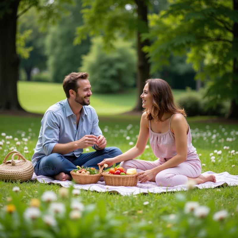 Romantic Picnic in the Park