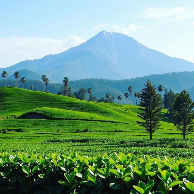 Samsing Suntalekhola Tea Gardens with Kanchenjunga View