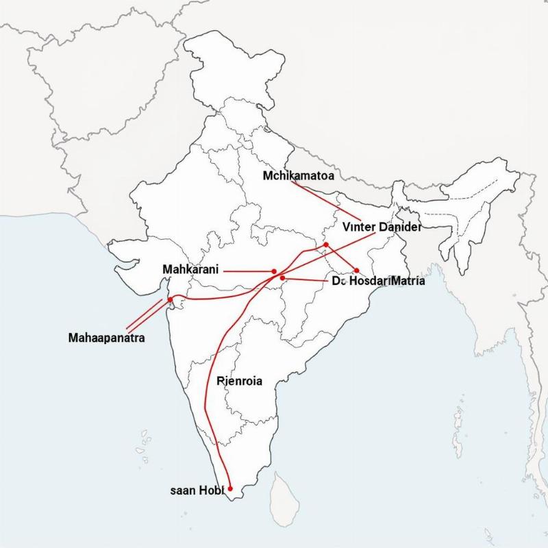 Sanjay Travels Route Map