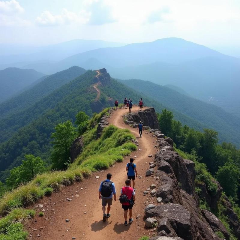 Savandurga Hill Trekking Near Bidadi