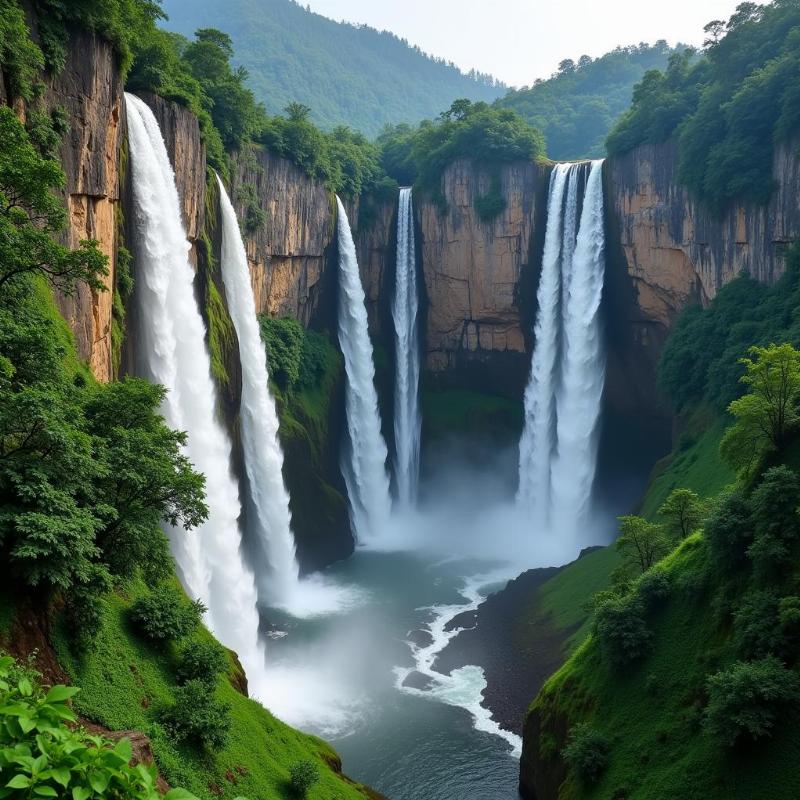 Majestic Seven Sisters Falls