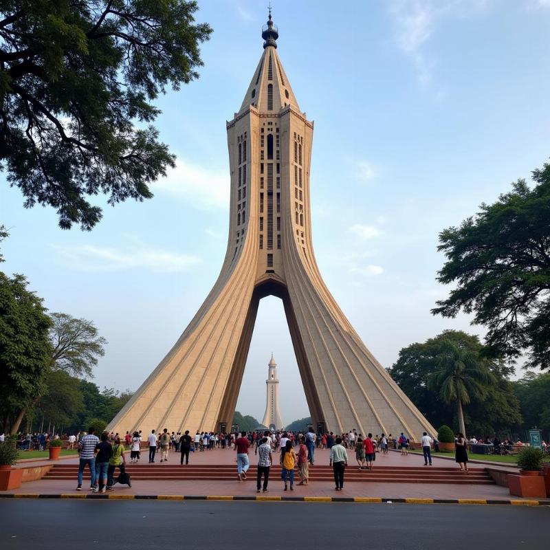 Shaheed Minar at Esplanade, Kolkata