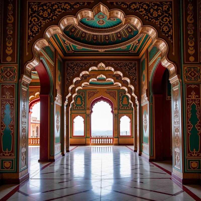 Sheesh Mahal, Palace of Mirrors, Patiala, Punjab