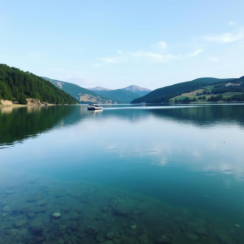 Serene Siliserh Lake near Neemrana Fort