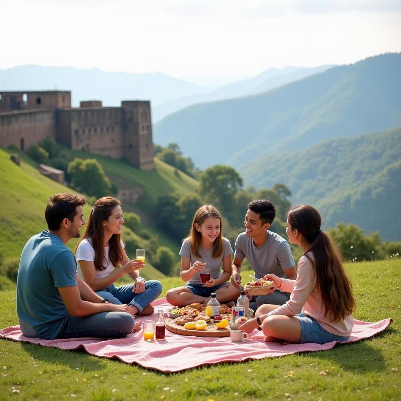 Family Picnic at Sinhgad Fort