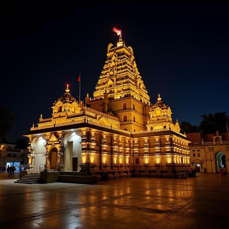 Somnath Temple Night View