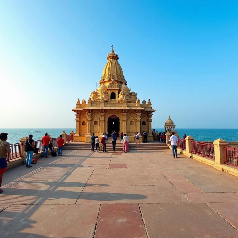 Somnath Temple in Winter