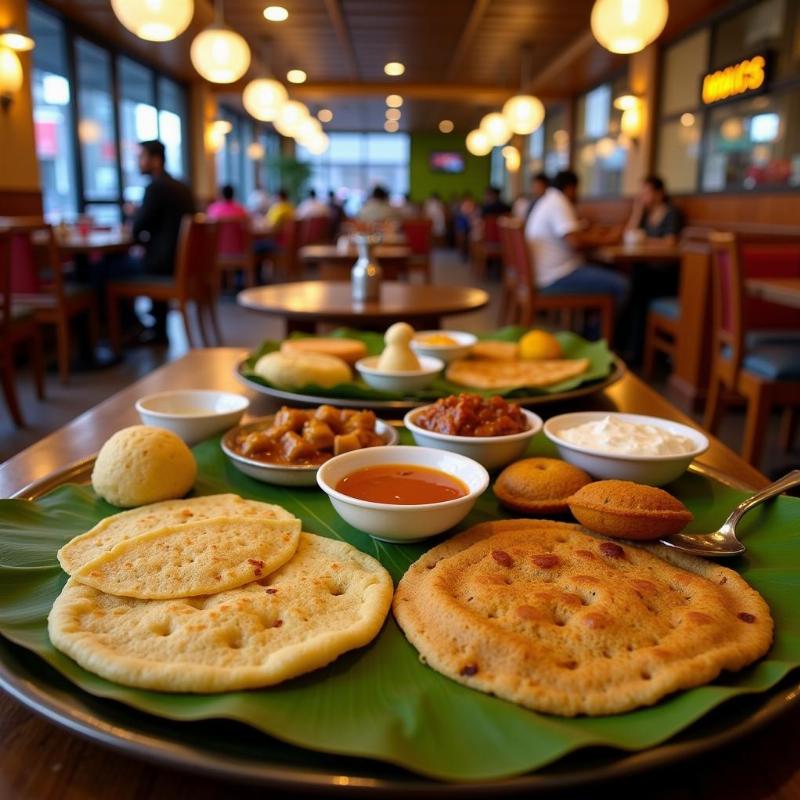 Authentic South Indian Breakfast Spread in Chennai