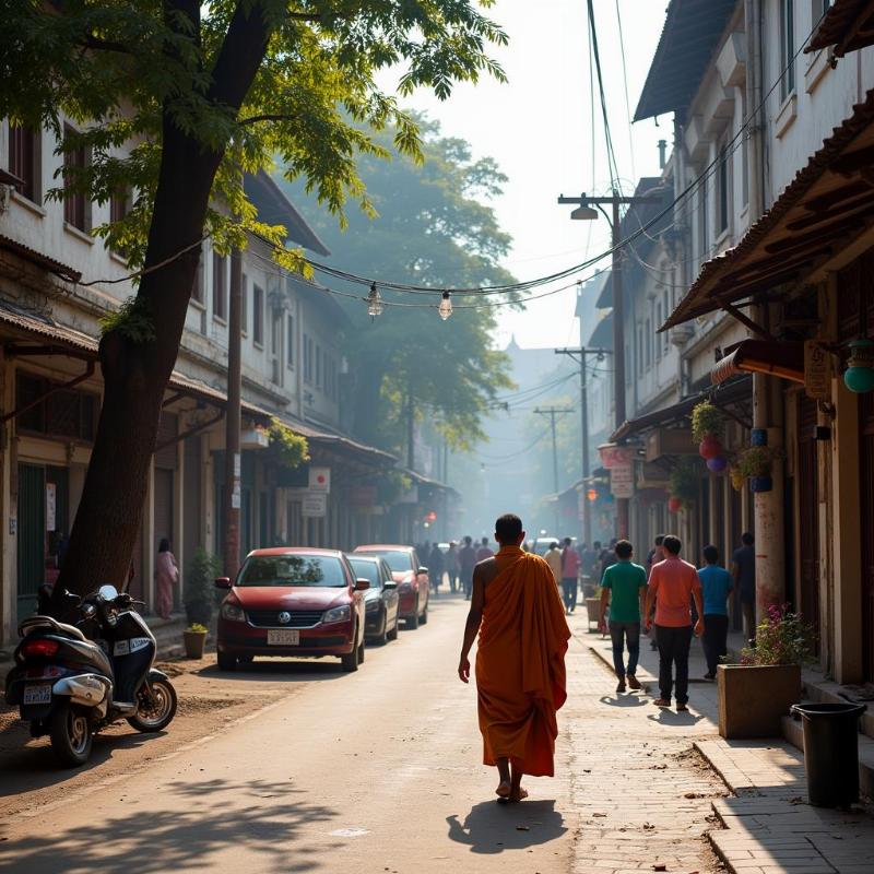 Bodh Gaya in Spring/Autumn