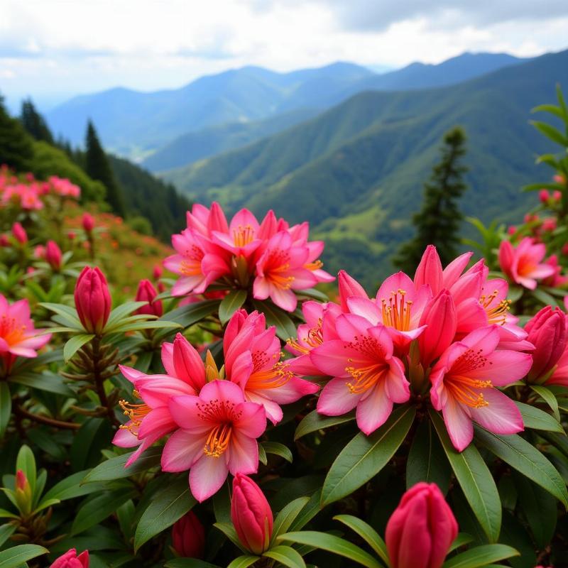 Spring Flowers in Shillong