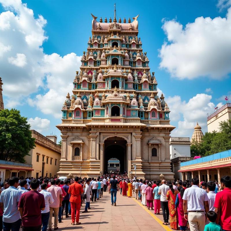 Srisailam Temple near Hyderabad