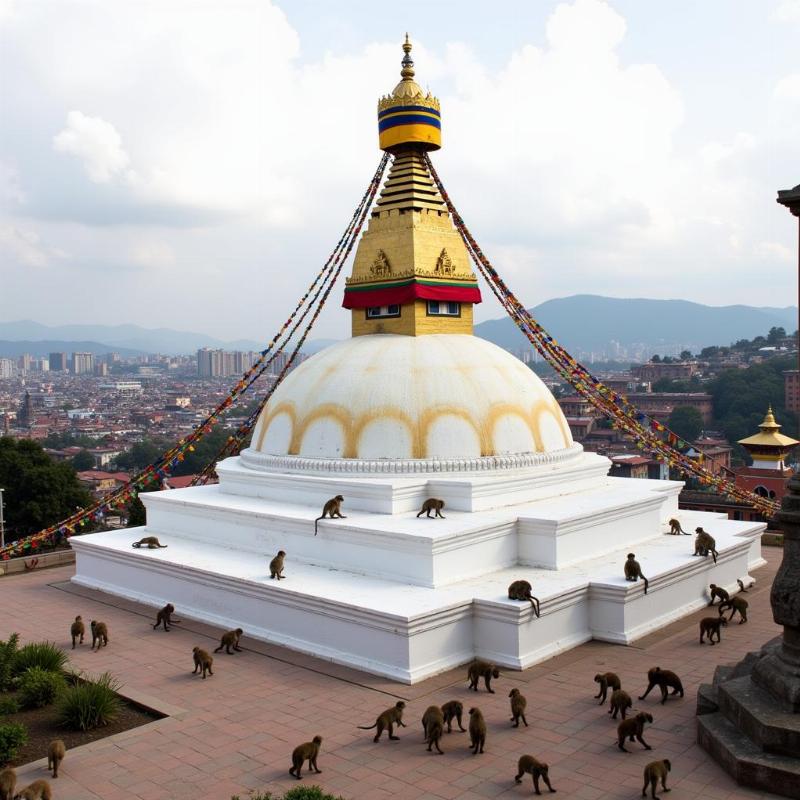 Swayambhunath Stupa (Monkey Temple) - Kathmandu