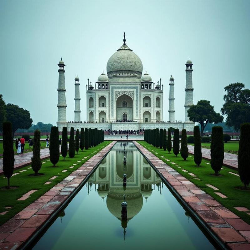 Taj Mahal in Monsoon