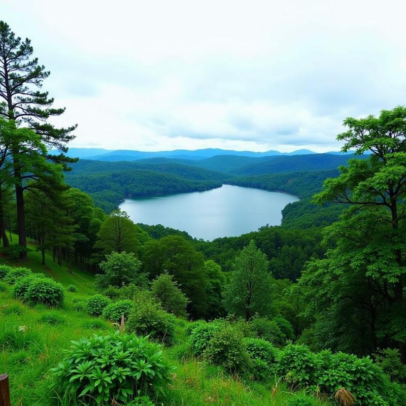 Thekkady Periyar National Park in Summer