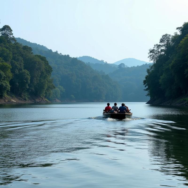 Thekkady Periyar Wildlife Sanctuary in Summer