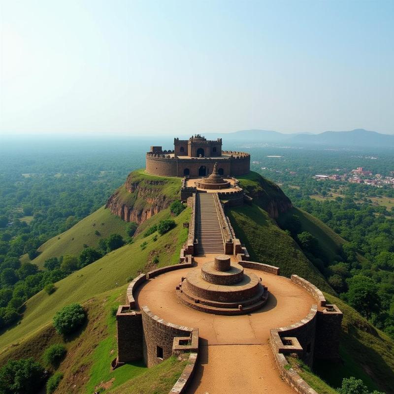 Thirumayam Fort Panoramic View