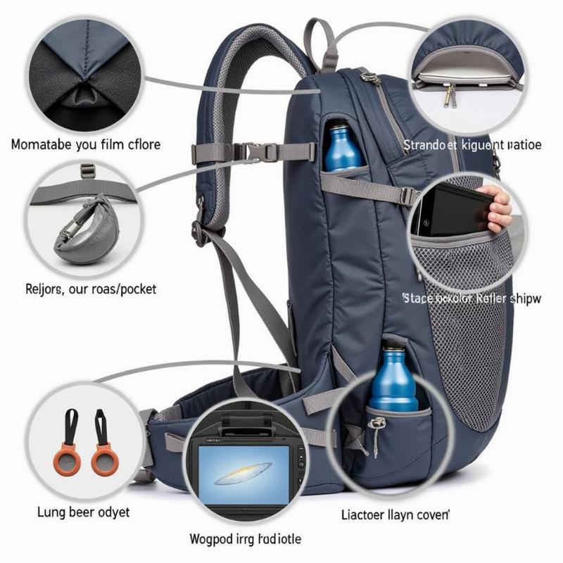 Essential features of a backpack