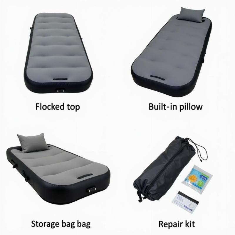 Essential features of a travel air bed