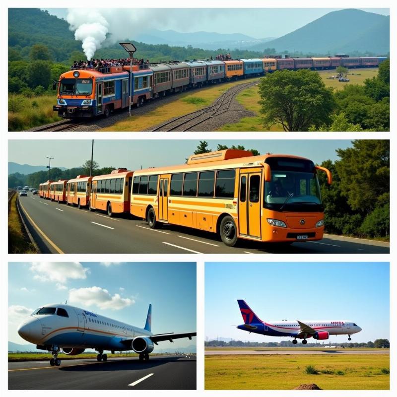 Transportation Options for National Travels in India