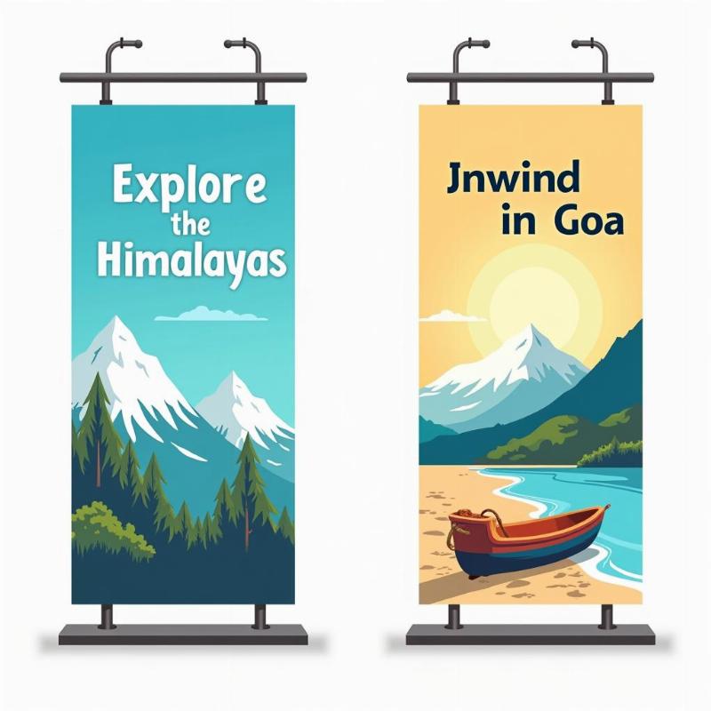 Travel Banner with Concise Messaging