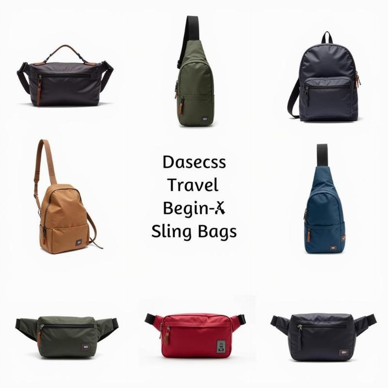 Stylish Travel Sling Bags