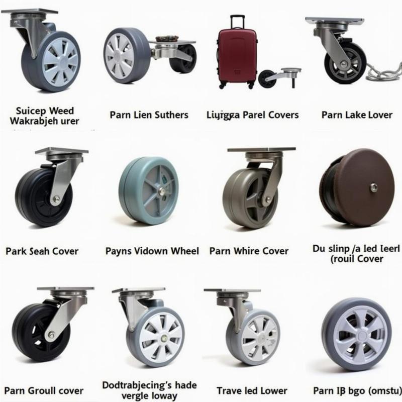 Different Types of Travel Luggage Wheel Covers